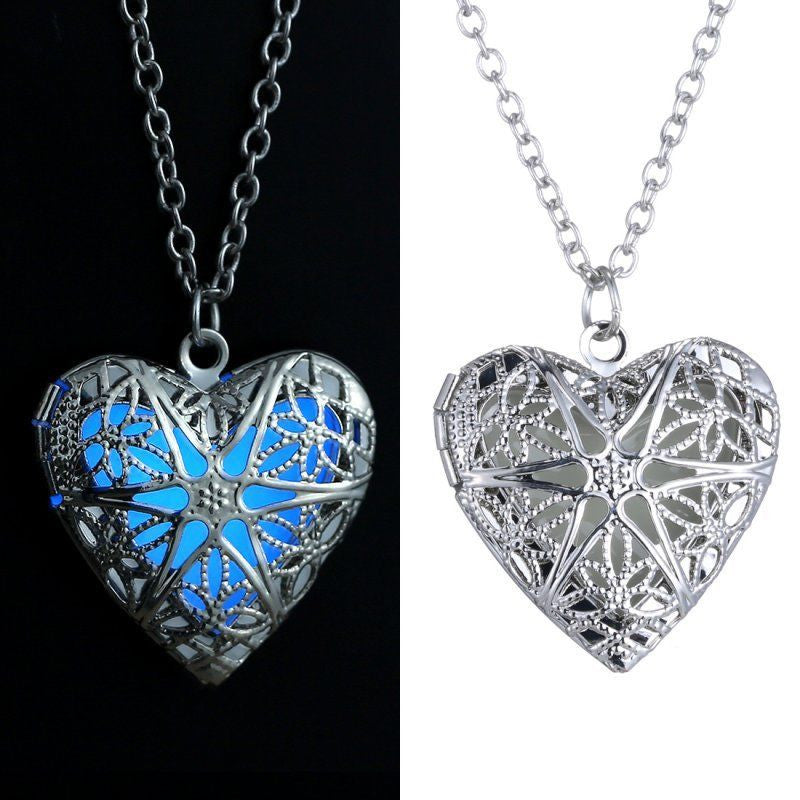 Limited Edition "Let Your Love Glow" Steampunk Heart Necklace - 50% OFF & FREE Shipping